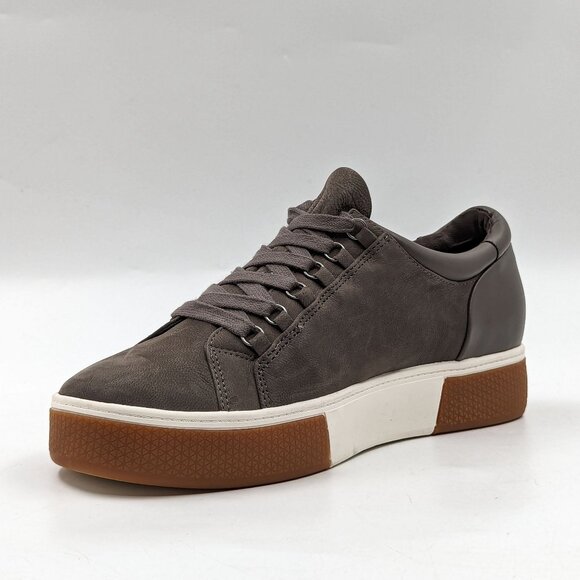 Caslon Women Andes Grey Granite Leather Walking lace-up sneaker size 8.5 - Picture 4 of 12